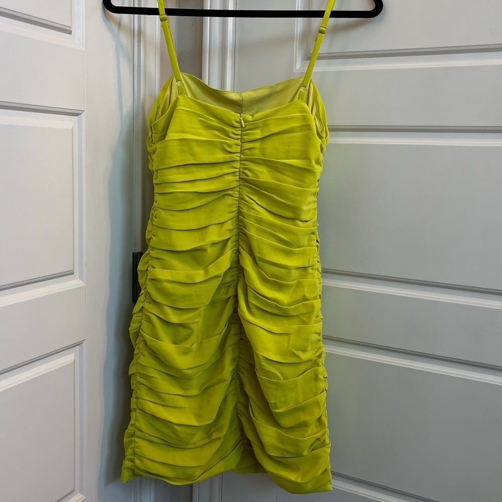 Sophie Rue Spaghetti Strap Ruched Dress Size Small - Picture 3 of 6